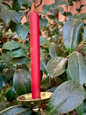 Vintage Italian Glass Clip-On Christmas Candles | Set of 12 | 1970s
